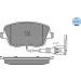 025 235 8118/W Bremsbelagsatz, Scheibenbremse MEYLE-ORIGINAL: True to OE.