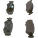 BOSCH | Bremsbelagsatz, Scheibenbremse | 0 986 492 020 BOSCH | Bremsbelagsatz, Scheibenbremse | 0 986 492 020