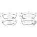 Brembo | Bremsbelagsatz, Scheibenbremse | P 50 040 Brembo | Bremsbelagsatz, Scheibenbremse | P 50 040