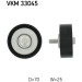 SKF | Umlenk-/Führungsrolle, Keilrippenriemen | VKM 33045