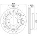 Hella | Bremsscheibe | 8DD 355 120-221