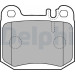 Delphi | Bremsbelagsatz, Scheibenbremse | LP1705 Delphi | Bremsbelagsatz, Scheibenbremse | LP1705
