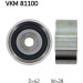 SKF | Umlenk-/Führungsrolle, Zahnriemen | VKM 81100