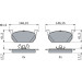 0 986 424 846 Bremsbelagsatz, Scheibenbremse