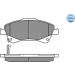 Meyle | Bremsbelagsatz, Scheibenbremse | 025 242 0419/W Meyle | Bremsbelagsatz, Scheibenbremse | 025 242 0419/W