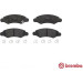 Brembo | Bremsbelagsatz, Scheibenbremse | P 79 015 Brembo | Bremsbelagsatz, Scheibenbremse | P 79 015
