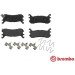 Brembo | Bremsbelagsatz, Scheibenbremse | P 49 021 Brembo | Bremsbelagsatz, Scheibenbremse | P 49 021