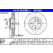 ATE | Bremsscheibe | 24.0122-0283.1 ATE | Bremsscheibe | 24.0122-0283.1