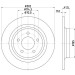 Hella | Bremsscheibe | 8DD 355 112-901