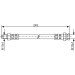 BOSCH | Bremsschlauch | 1 987 476 876 BOSCH | Bremsschlauch | 1 987 476 876