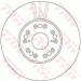 Bremsscheibe TRW SINGLE DF4182S
