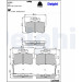 Delphi | Bremsbelagsatz, Scheibenbremse | LP880