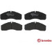 Brembo | Bremsbelagsatz, Scheibenbremse | P A6 022
