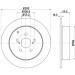 Hella | Bremsscheibe | 8DD 355 111-671