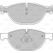 601136 Bremsbelagsatz, Scheibenbremse