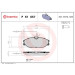 Brembo | Bremsbelagsatz, Scheibenbremse | P 61 057 Brembo | Bremsbelagsatz, Scheibenbremse | P 61 057