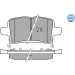 Meyle | Bremsbelagsatz, Scheibenbremse | 025 221 2917 Meyle | Bremsbelagsatz, Scheibenbremse | 025 221 2917