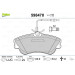 598470 Bremsbelagsatz, Scheibenbremse