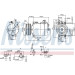 Nissens | Kompressor, Klimaanlage | 890043 Nissens | Kompressor, Klimaanlage | 890043