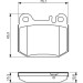 BOSCH Bremsbelagsatz, Scheibenbremse 0 986 494 410