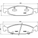 Brembo | Bremsbelagsatz, Scheibenbremse | P 37 005 Brembo | Bremsbelagsatz, Scheibenbremse | P 37 005