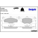 Delphi Bremsbelagsatz, Scheibenbremse LP1601 Delphi Bremsbelagsatz, Scheibenbremse LP1601