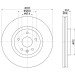 Hella | Bremsscheibe | 8DD 355 116-051 Hella | Bremsscheibe | 8DD 355 116-051