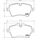 Hella | Bremsbelagsatz, Scheibenbremse | 8DB 355 016-041