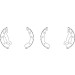 GS8737 Bremsbackensatz GS8737 Bremsbackensatz