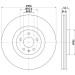 Hella | Bremsscheibe | 8DD 355 129-371