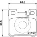Hella | Bremsbelagsatz, Scheibenbremse | 8DB 355 007-361 Hella | Bremsbelagsatz, Scheibenbremse | 8DB 355 007-361