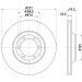 Hella | Bremsscheibe | 8DD 355 113-041 Hella | Bremsscheibe | 8DD 355 113-041