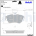 Delphi | Bremsbelagsatz, Scheibenbremse | LP918 Delphi | Bremsbelagsatz, Scheibenbremse | LP918