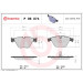 Brembo | Bremsbelagsatz, Scheibenbremse | P 06 074 Brembo | Bremsbelagsatz, Scheibenbremse | P 06 074