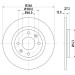 Hella | Bremsscheibe | 8DD 355 105-751
