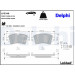 Delphi | Bremsbelagsatz, Scheibenbremse | LP3240