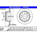 ATE | Bremsscheibe | 24.0116-0123.1 ATE | Bremsscheibe | 24.0116-0123.1