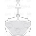 Valeo | Bremsbelagsatz, Scheibenbremse | 301497