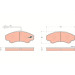 TRW | Bremsbelagsatz, Scheibenbremse | GDB1518 TRW | Bremsbelagsatz, Scheibenbremse | GDB1518