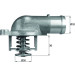 Mahle | Thermostat, Kühlmittel | TI 212 87D Mahle | Thermostat, Kühlmittel | TI 212 87D