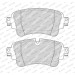 FDB4807 Bremsbelagsatz, Scheibenbremse FUSE+ Technology
