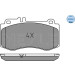 Meyle Bremsbelagsatz, Scheibenbremse MEYLE-ORIGINAL: True to OE 025 249 7618