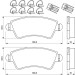 0 986 424 801 Bremsbelagsatz, Scheibenbremse