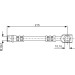BOSCH | Bremsschlauch | 1 987 476 201 BOSCH | Bremsschlauch | 1 987 476 201