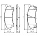 BOSCH | Bremsbelagsatz, Scheibenbremse | 0 986 460 975 BOSCH | Bremsbelagsatz, Scheibenbremse | 0 986 460 975