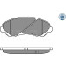 Meyle | Bremsbelagsatz, Scheibenbremse | 025 235 8416/PD Meyle | Bremsbelagsatz, Scheibenbremse | 025 235 8416/PD