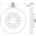 Hella | Bremsscheibe | 8DD 355 117-231