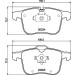 Hella | Bremsbelagsatz, Scheibenbremse | 8DB 355 006-561