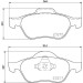 Hella | Bremsbelagsatz, Scheibenbremse | 8DB 355 009-091