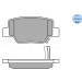 Meyle | Bremsbelagsatz, Scheibenbremse | 025 249 2616/W Meyle | Bremsbelagsatz, Scheibenbremse | 025 249 2616/W